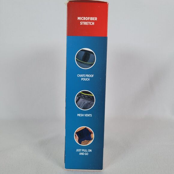 Jockey Mens 3 Pack Boxer Brief Size Small Black Active Micro Chafe Proof Stretch - Picture 2 of 5